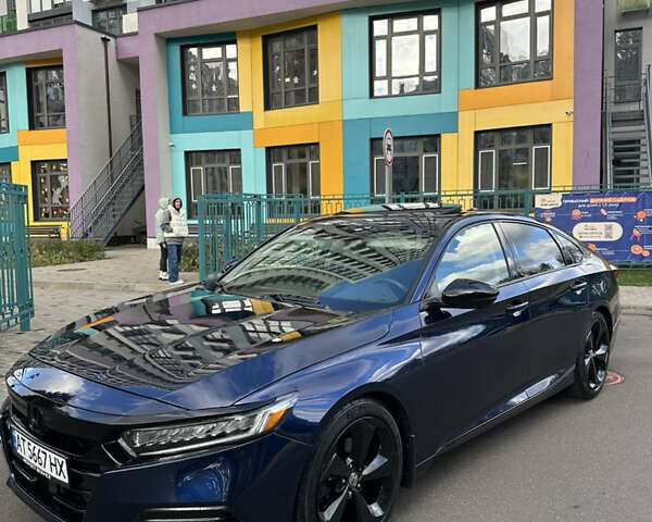 Синий Хонда Аккорд, объемом двигателя 2 л и пробегом 124 тыс. км за 16800 $, фото 1 на Automoto.ua