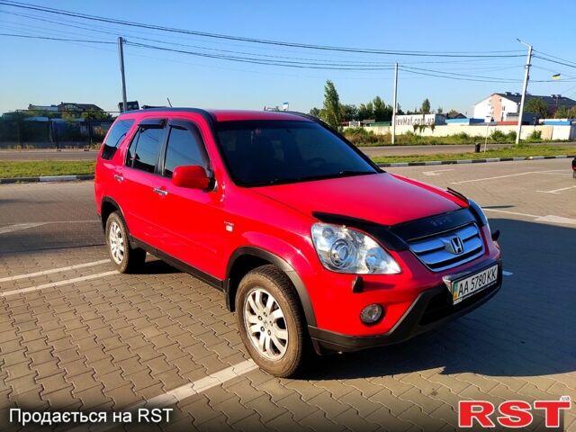 Красный Хонда СРВ, объемом двигателя 2 л и пробегом 216 тыс. км за 8500 $, фото 1 на Automoto.ua