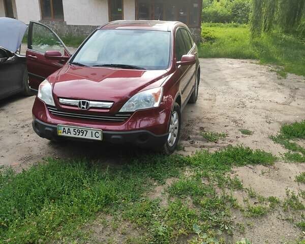 Красный Хонда СРВ, объемом двигателя 2.4 л и пробегом 204 тыс. км за 10000 $, фото 1 на Automoto.ua