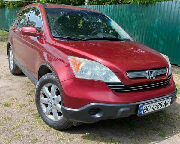 Красный Хонда СРВ, объемом двигателя 2.35 л и пробегом 150 тыс. км за 10000 $, фото 1 на Automoto.ua