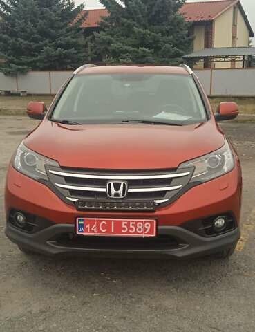 Красный Хонда СРВ, объемом двигателя 2.2 л и пробегом 209 тыс. км за 16950 $, фото 1 на Automoto.ua