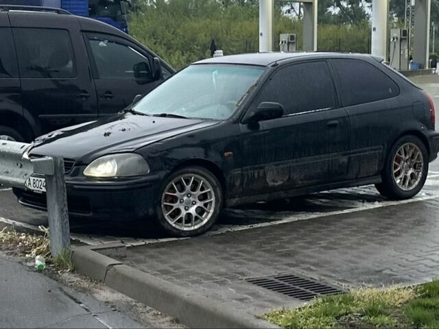 Черный Хонда Цивик, объемом двигателя 1.4 л и пробегом 235 тыс. км за 2500 $, фото 1 на Automoto.ua