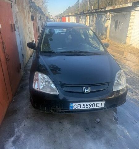 Черный Хонда Цивик, объемом двигателя 1.69 л и пробегом 360 тыс. км за 3000 $, фото 1 на Automoto.ua