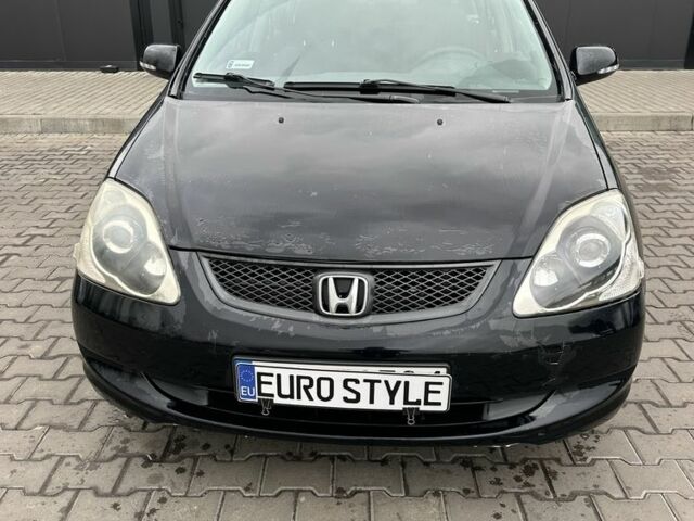 Черный Хонда Цивик, объемом двигателя 1.7 л и пробегом 302 тыс. км за 2300 $, фото 1 на Automoto.ua