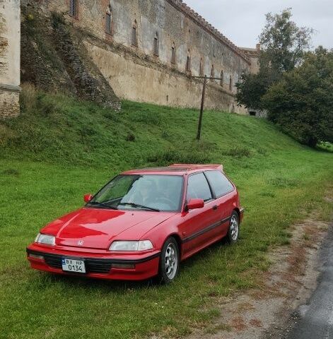 Красный Хонда Цивик, объемом двигателя 1.4 л и пробегом 240 тыс. км за 4500 $, фото 1 на Automoto.ua