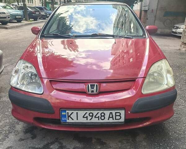 Красный Хонда Цивик, объемом двигателя 1.7 л и пробегом 300 тыс. км за 3500 $, фото 1 на Automoto.ua
