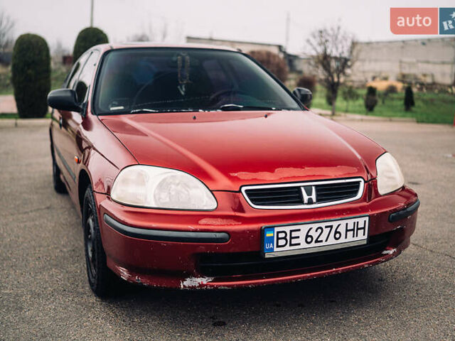 Червоний Хонда Сівік, об'ємом двигуна 1.4 л та пробігом 222 тис. км за 2800 $, фото 1 на Automoto.ua
