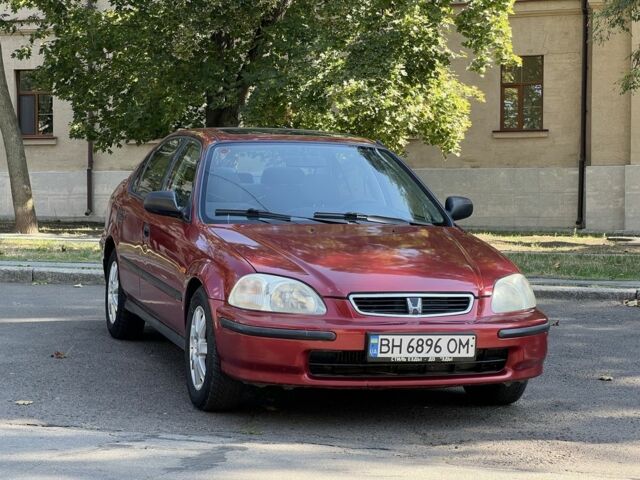 Красный Хонда Цивик, объемом двигателя 1.5 л и пробегом 270 тыс. км за 1999 $, фото 1 на Automoto.ua