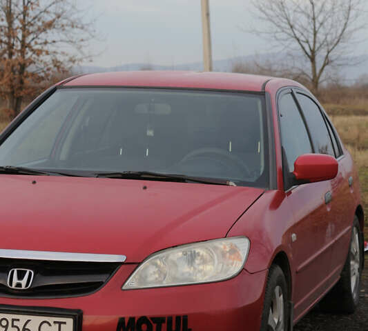 Красный Хонда Цивик, объемом двигателя 1.6 л и пробегом 345 тыс. км за 3800 $, фото 1 на Automoto.ua