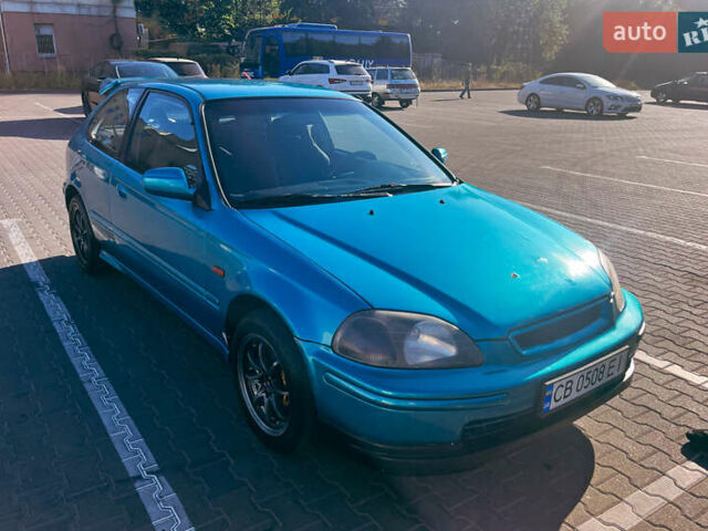 Зеленый Хонда Цивик, объемом двигателя 1.4 л и пробегом 415 тыс. км за 3300 $, фото 1 на Automoto.ua