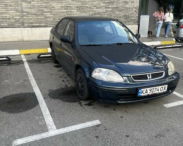Зеленый Хонда Цивик, объемом двигателя 1.4 л и пробегом 261 тыс. км за 3500 $, фото 1 на Automoto.ua