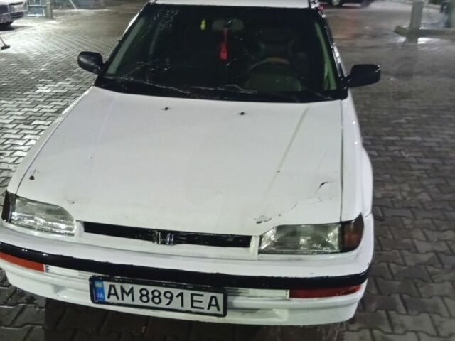 Белый Хонда Концерто, объемом двигателя 1.5 л и пробегом 100 тыс. км за 1061 $, фото 1 на Automoto.ua