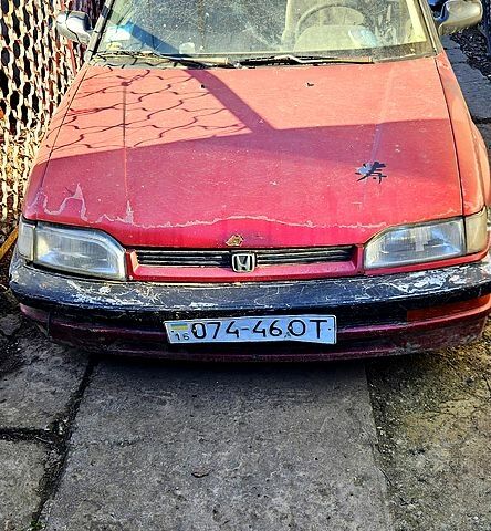 Красный Хонда Концерто, объемом двигателя 1.5 л и пробегом 296 тыс. км за 450 $, фото 1 на Automoto.ua