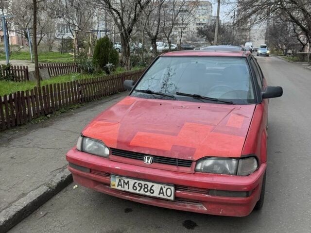 Красный Хонда Концерто, объемом двигателя 1.6 л и пробегом 1 тыс. км за 1000 $, фото 1 на Automoto.ua
