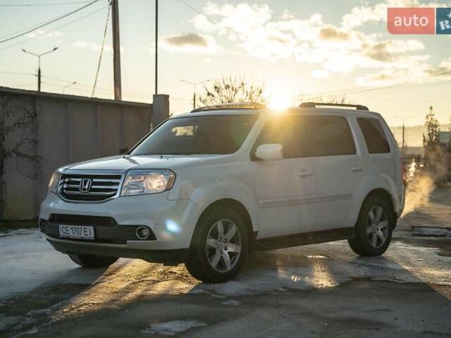 Белый Хонда Пилот, объемом двигателя 3.47 л и пробегом 157 тыс. км за 18900 $, фото 1 на Automoto.ua