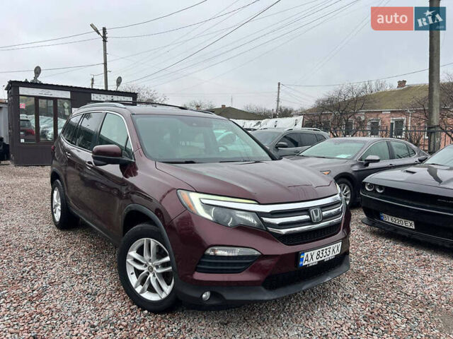 Красный Хонда Пилот, объемом двигателя 3.47 л и пробегом 179 тыс. км за 19999 $, фото 1 на Automoto.ua