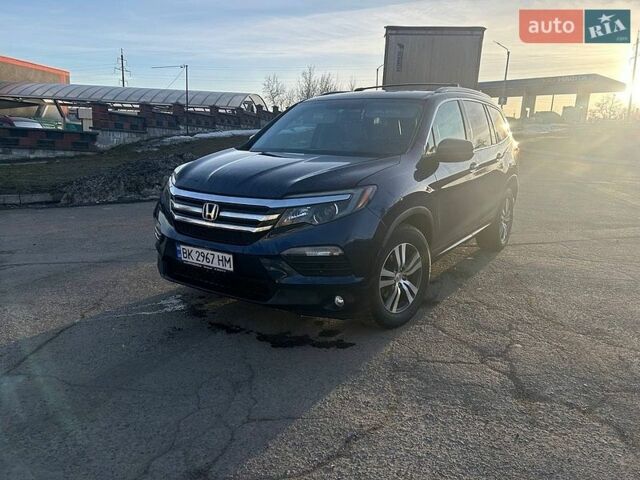 Синий Хонда Пилот, объемом двигателя 3.47 л и пробегом 200 тыс. км за 16999 $, фото 1 на Automoto.ua