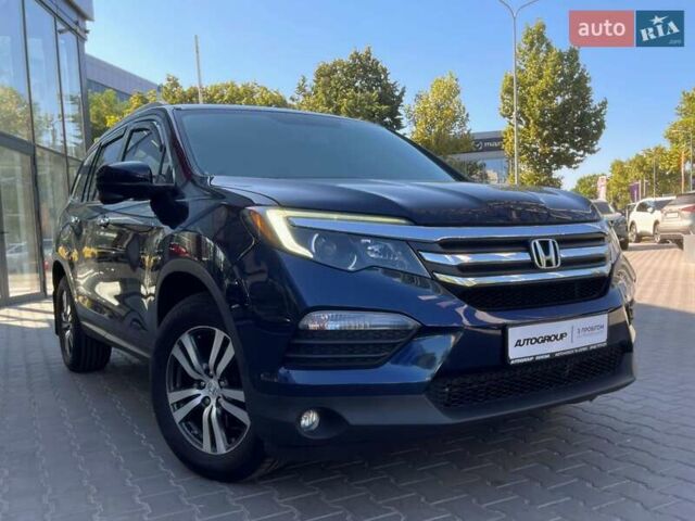Синий Хонда Пилот, объемом двигателя 3.47 л и пробегом 162 тыс. км за 17500 $, фото 1 на Automoto.ua