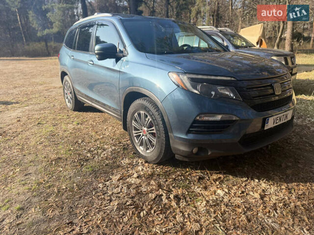 Синий Хонда Пилот, объемом двигателя 3.5 л и пробегом 144 тыс. км за 25000 $, фото 1 на Automoto.ua