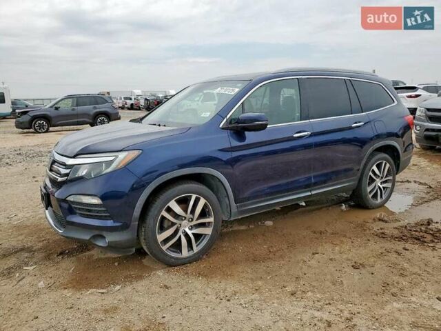 Синий Хонда Пилот, объемом двигателя 3.47 л и пробегом 144 тыс. км за 4200 $, фото 1 на Automoto.ua