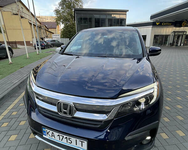 Синий Хонда Пилот, объемом двигателя 3.47 л и пробегом 133 тыс. км за 20450 $, фото 1 на Automoto.ua