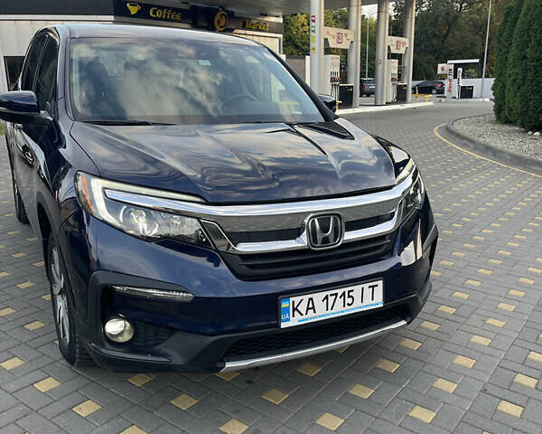 Синий Хонда Пилот, объемом двигателя 3.47 л и пробегом 132 тыс. км за 20950 $, фото 1 на Automoto.ua