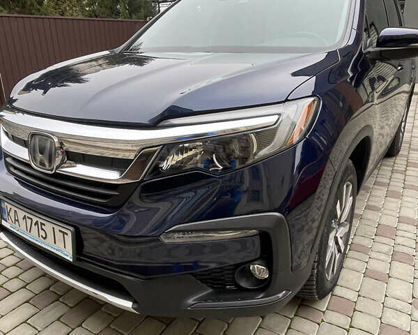 Синий Хонда Пилот, объемом двигателя 3.47 л и пробегом 134 тыс. км за 22500 $, фото 1 на Automoto.ua