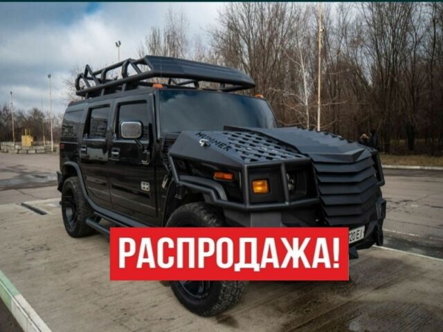 Чорний Хаммер Н2, об'ємом двигуна 6 л та пробігом 380 тис. км за 33300 $, фото 1 на Automoto.ua