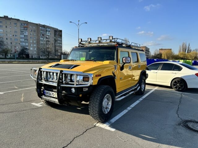Жовтий Хаммер Н2, об'ємом двигуна 6 л та пробігом 141 тис. км за 19500 $, фото 1 на Automoto.ua