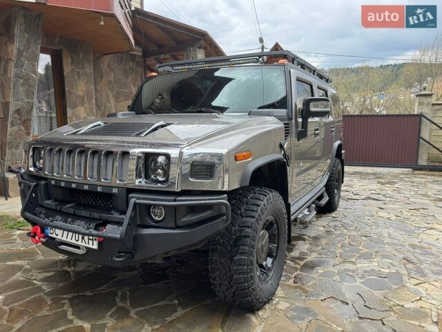 Сірий Хаммер Н2, об'ємом двигуна 6.2 л та пробігом 70 тис. км за 39999 $, фото 1 на Automoto.ua