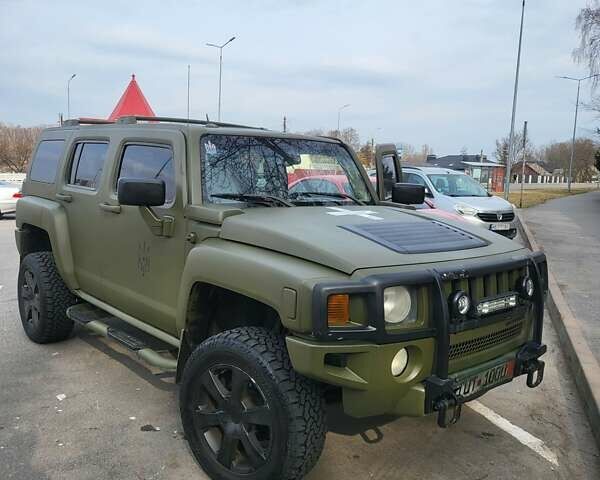 Черный Хаммер Н3, объемом двигателя 3.65 л и пробегом 250 тыс. км за 10600 $, фото 1 на Automoto.ua