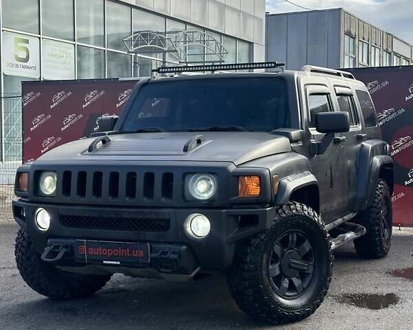Чорний Хаммер Н3, об'ємом двигуна 3.65 л та пробігом 280 тис. км за 16500 $, фото 1 на Automoto.ua