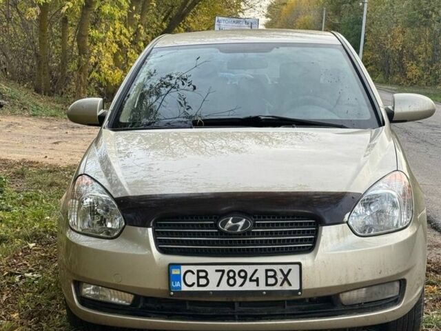 Бежевый Хендай Акцент, объемом двигателя 1.4 л и пробегом 159 тыс. км за 4200 $, фото 1 на Automoto.ua