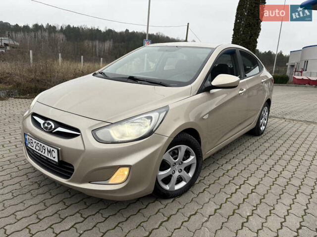 Бежевый Хендай Акцент, объемом двигателя 1.4 л и пробегом 198 тыс. км за 7350 $, фото 1 на Automoto.ua