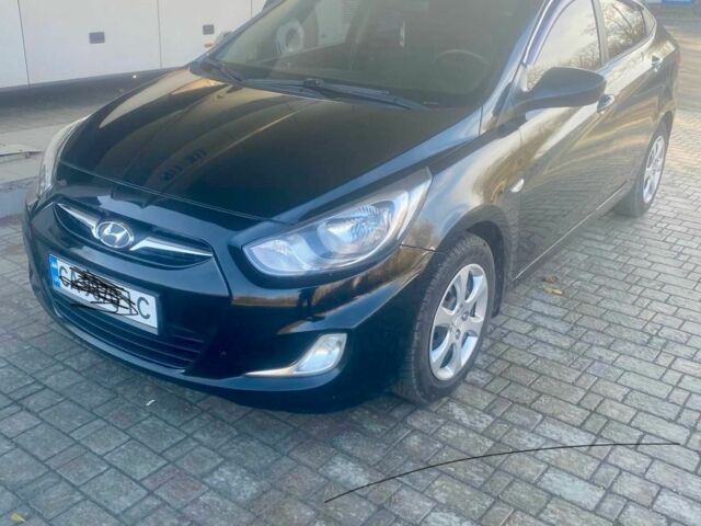 Чорний Хендай Акцент, об'ємом двигуна 1.4 л та пробігом 150 тис. км за 7300 $, фото 1 на Automoto.ua