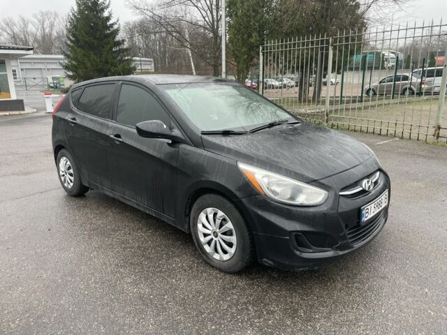 Черный Хендай Акцент, объемом двигателя 1.6 л и пробегом 200 тыс. км за 5500 $, фото 1 на Automoto.ua