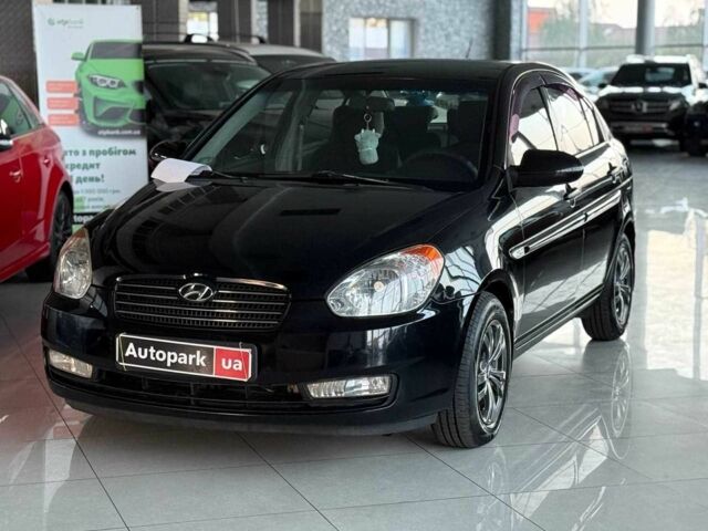 Чорний Хендай Акцент, об'ємом двигуна 1.4 л та пробігом 222 тис. км за 5990 $, фото 1 на Automoto.ua
