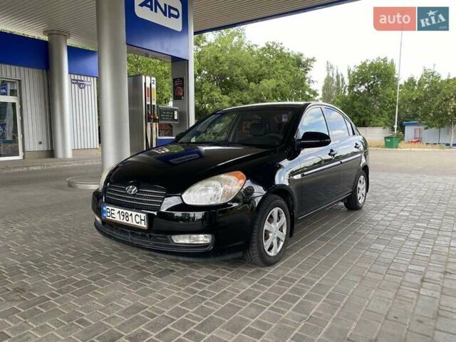 Чорний Хендай Акцент, об'ємом двигуна 1.4 л та пробігом 93 тис. км за 5999 $, фото 1 на Automoto.ua