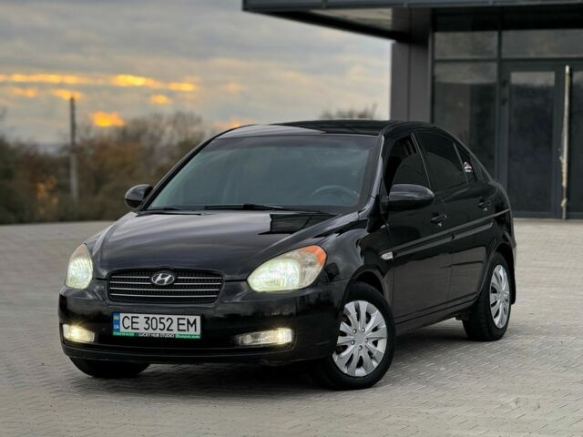 Хендай Акцент 2007 в Черновцах на Automoto.ua Черный Хендай Акцент, объемом двигателя 1.4 л и пробегом 345 тыс. км за 3600 $, фото 1 на Automoto.ua