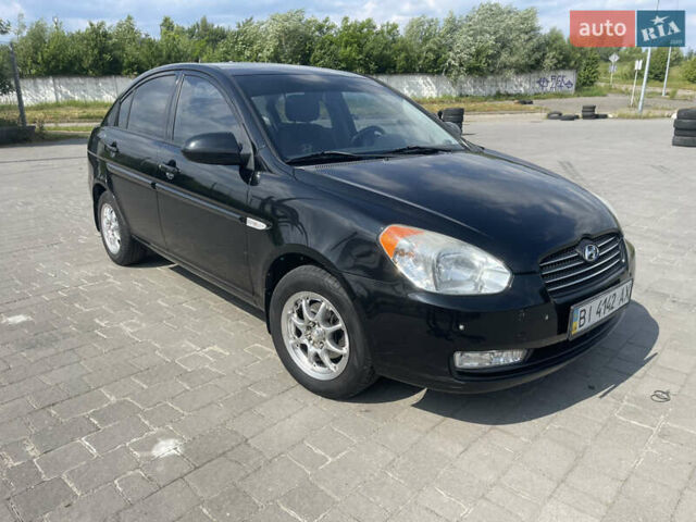 Хендай Акцент 2008 в Львове на Automoto.ua Черный Хендай Акцент, объемом двигателя 1.6 л и пробегом 136 тыс. км за 6000 $, фото 1 на Automoto.ua
