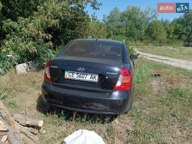 Черный Хендай Акцент, объемом двигателя 1.4 л и пробегом 160 тыс. км за 1999 $, фото 1 на Automoto.ua