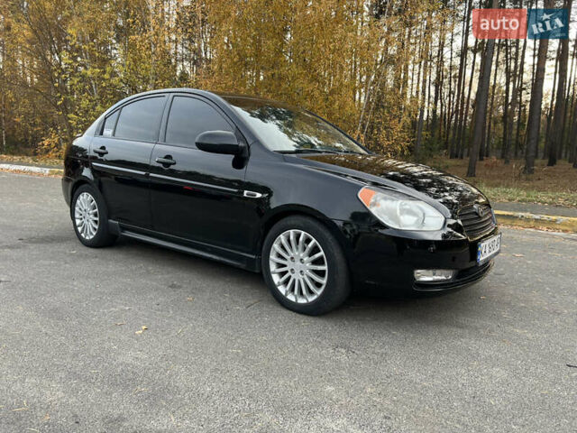 Черный Хендай Акцент, объемом двигателя 1.49 л и пробегом 247 тыс. км за 5200 $, фото 1 на Automoto.ua