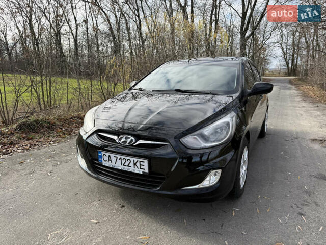 Черный Хендай Акцент, объемом двигателя 1.4 л и пробегом 120 тыс. км за 7900 $, фото 1 на Automoto.ua