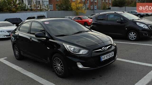 Чорний Хендай Акцент, об'ємом двигуна 1.4 л та пробігом 268 тис. км за 7100 $, фото 1 на Automoto.ua