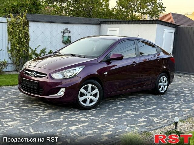 Фиолетовый Хендай Акцент, объемом двигателя 1.6 л и пробегом 124 тыс. км за 8450 $, фото 1 на Automoto.ua