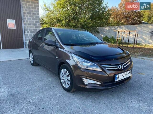Коричневый Хендай Акцент, объемом двигателя 1.4 л и пробегом 212 тыс. км за 6899 $, фото 1 на Automoto.ua