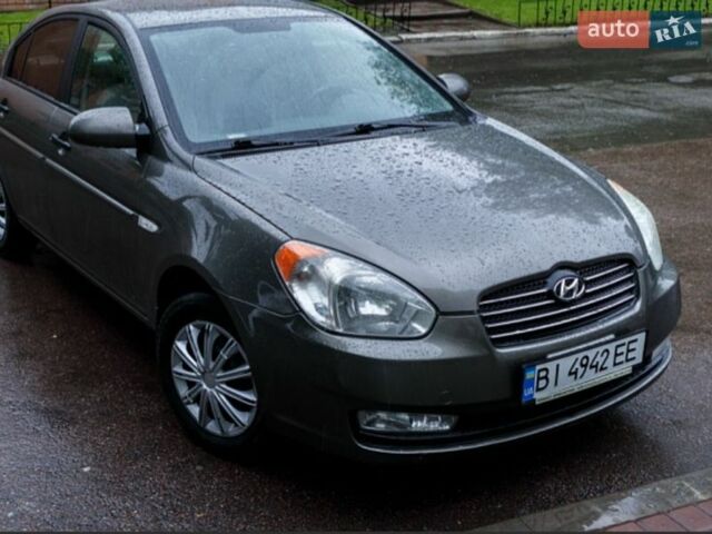 Сірий Хендай Акцент, об'ємом двигуна 1.4 л та пробігом 194 тис. км за 4800 $, фото 1 на Automoto.ua