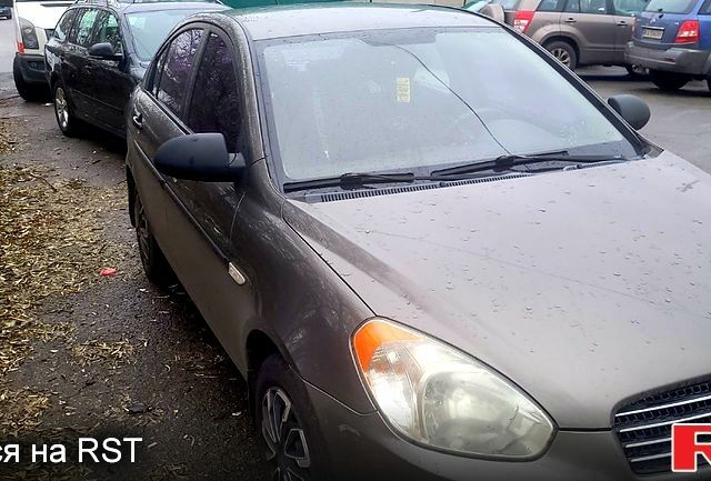 Сірий Хендай Акцент, об'ємом двигуна 1.4 л та пробігом 220 тис. км за 5900 $, фото 1 на Automoto.ua