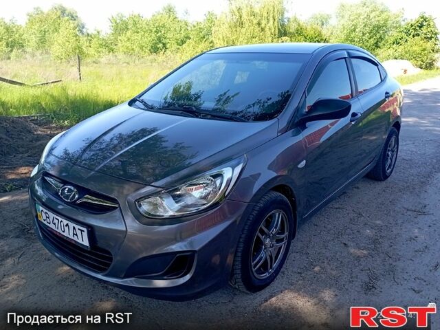 Сірий Хендай Акцент, об'ємом двигуна 1.4 л та пробігом 173 тис. км за 6300 $, фото 1 на Automoto.ua
