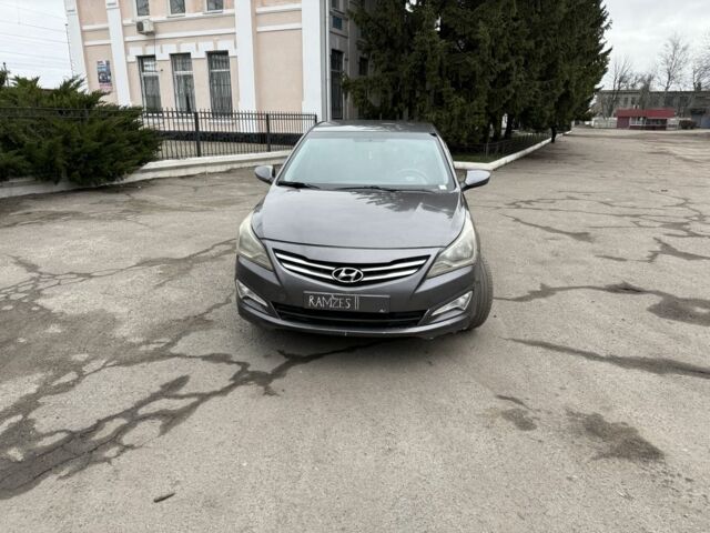 Сірий Хендай Акцент, об'ємом двигуна 1.4 л та пробігом 140 тис. км за 4800 $, фото 1 на Automoto.ua